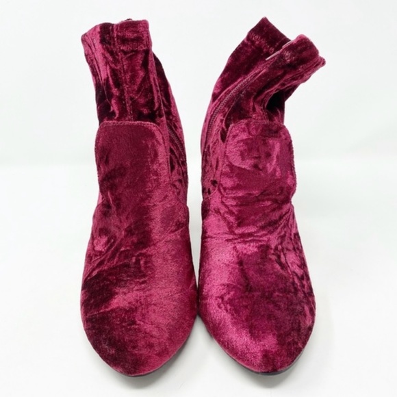 Lane Bryant Velvet Zip Booties - Picture 6 of 6